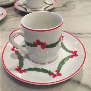 Demitasse Christmas cups NWOT
